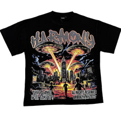 Harmony UFO City Invasion Graphic Tee