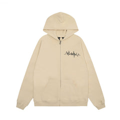 VLONE Minimal Chest Print Zip Hoodie