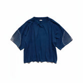 20SS KAPITAL Hirata Kazuhiro Tianzhu Cotton Embroidered Pattern Men's and Women's Same Size Five Sleeve T-shirt Short Sleeve