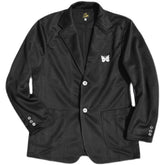 Needles track collaboration NUBIAN butterfly fashion brand contrasting ribbon sports casual suit jacket for men and women
