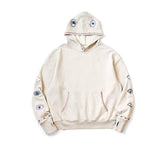 25SS KAPITAL Hirata and Hongri casual eyes fun embroidery pure cotton loose hooded sweatshirt