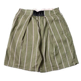 21SS KAPITAL Kazuhiro Hirata Two tone Japanese Retro Trendy Cotton and Hemp Adjustable Elastic Casual Shorts