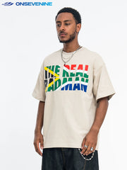 ONSEVENINE "The Real Madman" South African Flag Graphic Tee