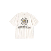 25SS Hirata Kazuhiro's Japanese casual Tianzhu cotton printed piano key round neck short sleeved T-shirt