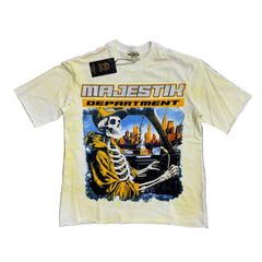 MAJESTIK Skeleton Driver Graphic Tee
