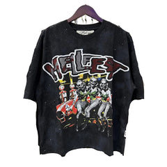 BKYS Retro Rock Skeleton T‑Shirt