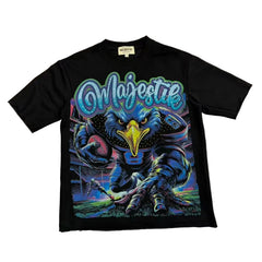 MAJESTIK Eagle Football Graphic Tee