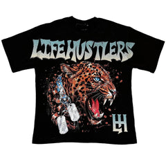 Life Hustlers Roaring Leopard Graphic Tee