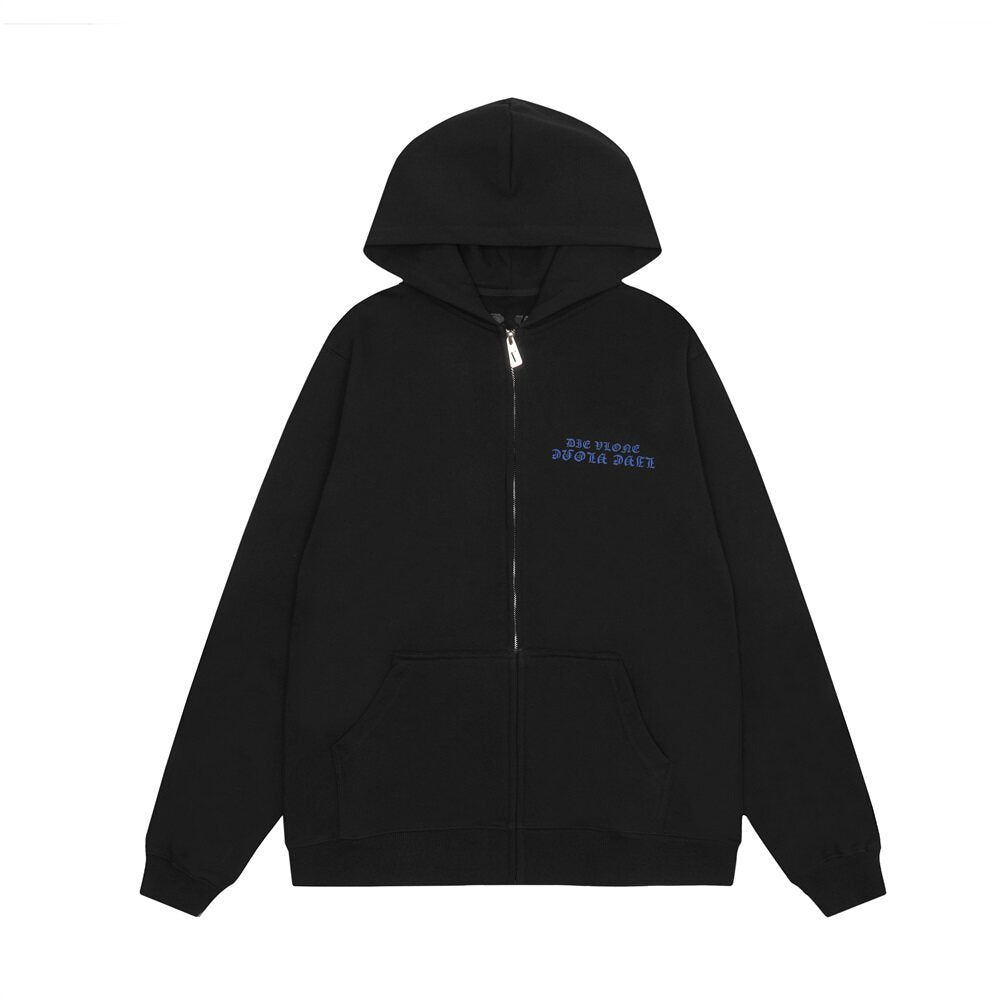 VLONE Zip‑Up Hoodie Graphic