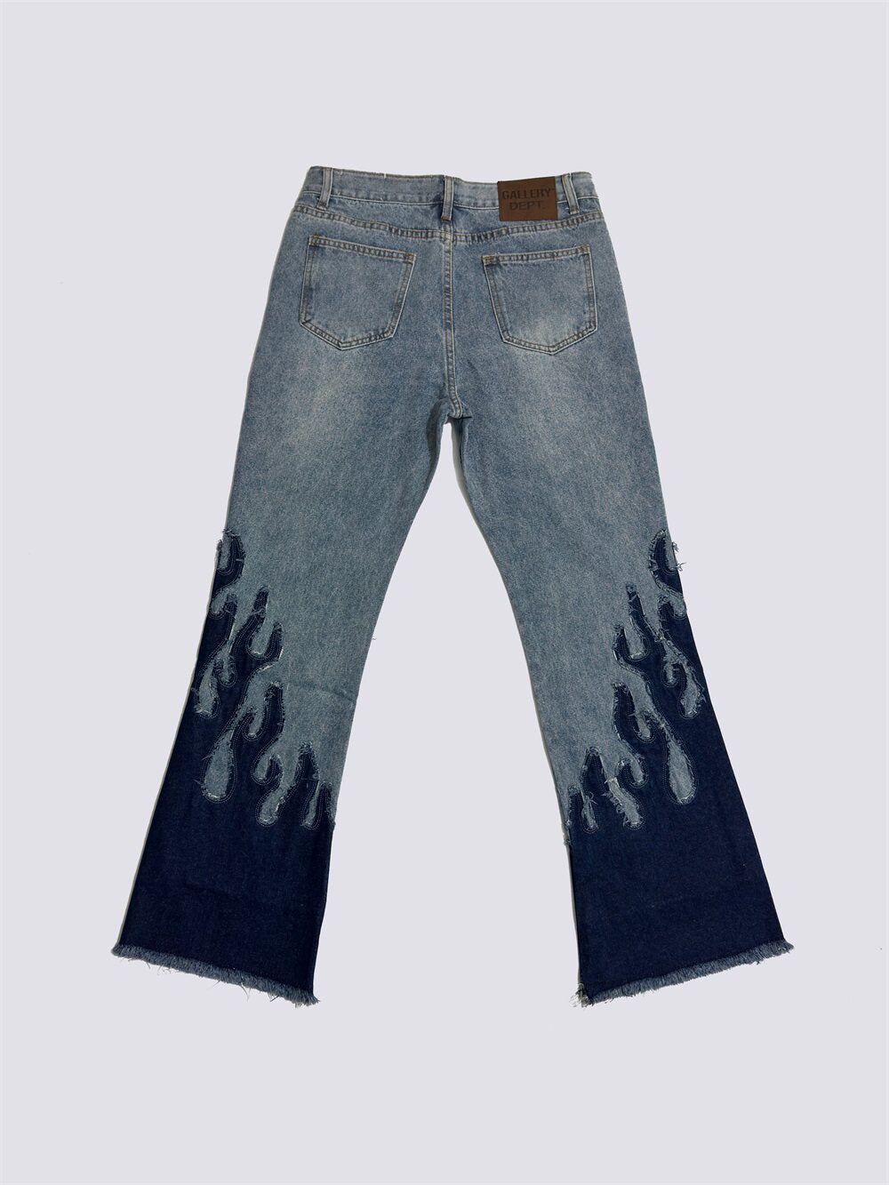 GALLERY DEPT Flame Patch Flare Jeans