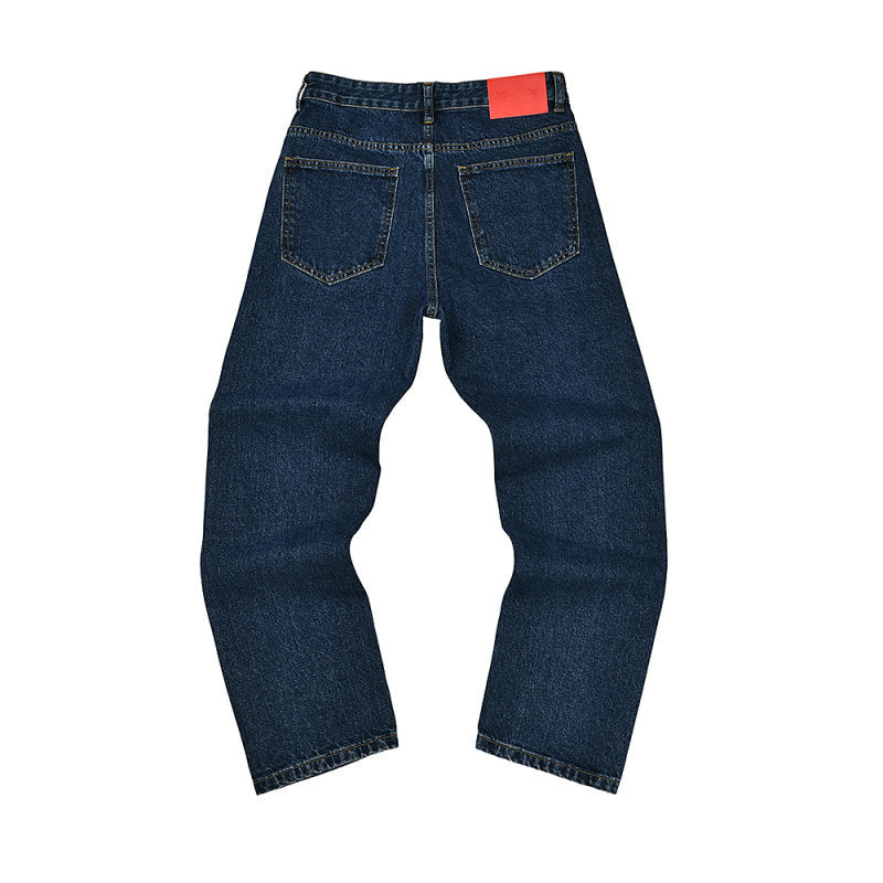 SP5DER Bubble Logo Dark Wash Jeans