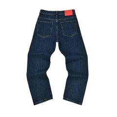 SP5DER Bubble Logo Dark Wash Jeans