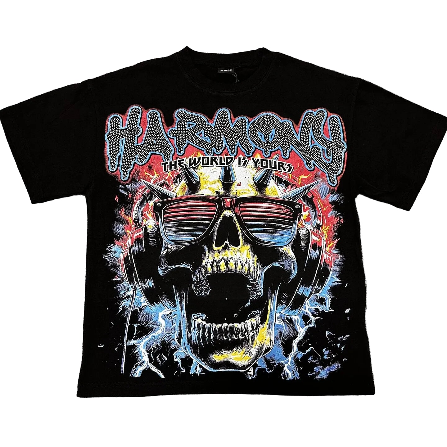 Harmony Lightning Skull Graphic Tee