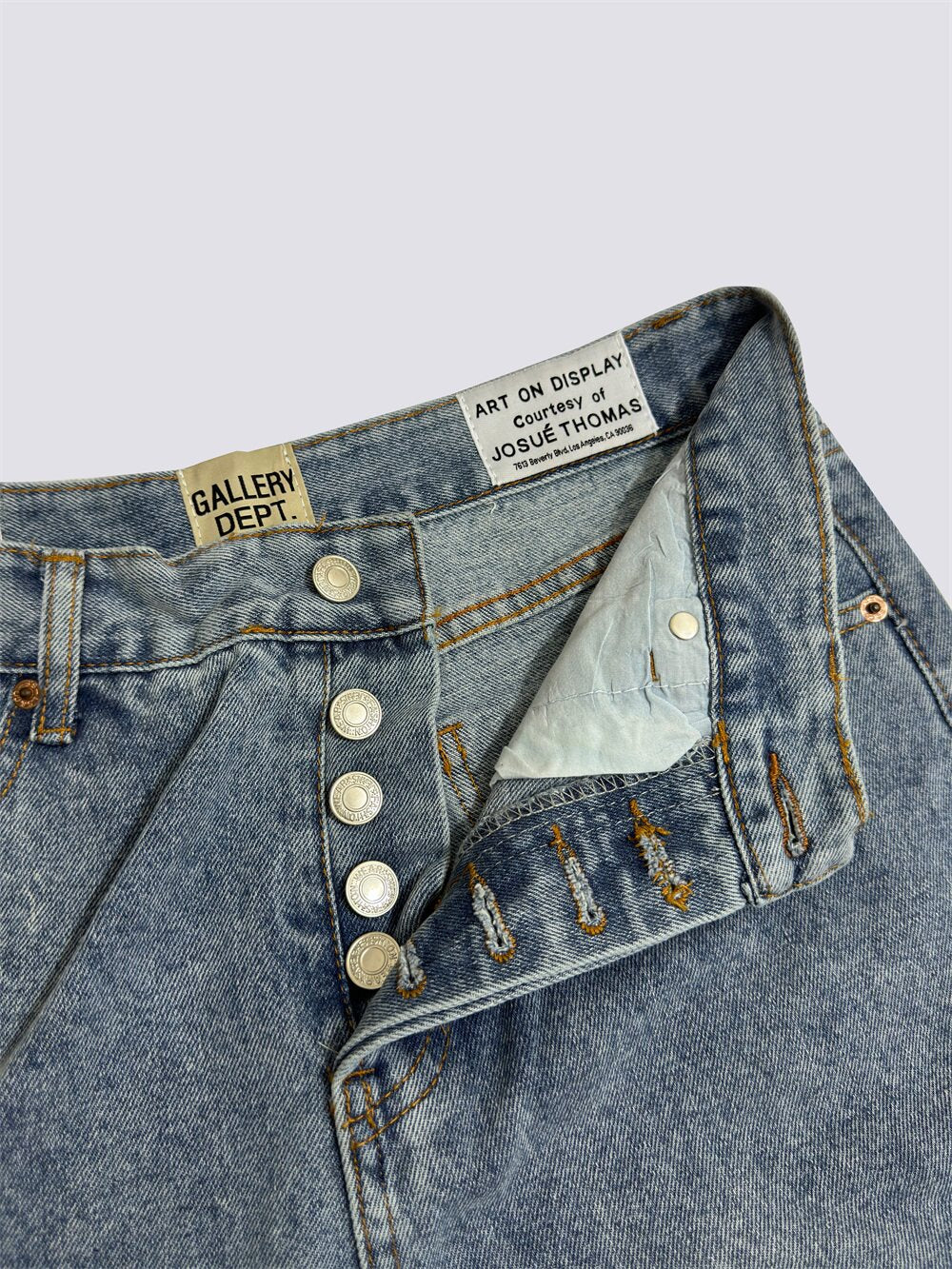 GALLERY DEPT Flame Patch Flare Jeans