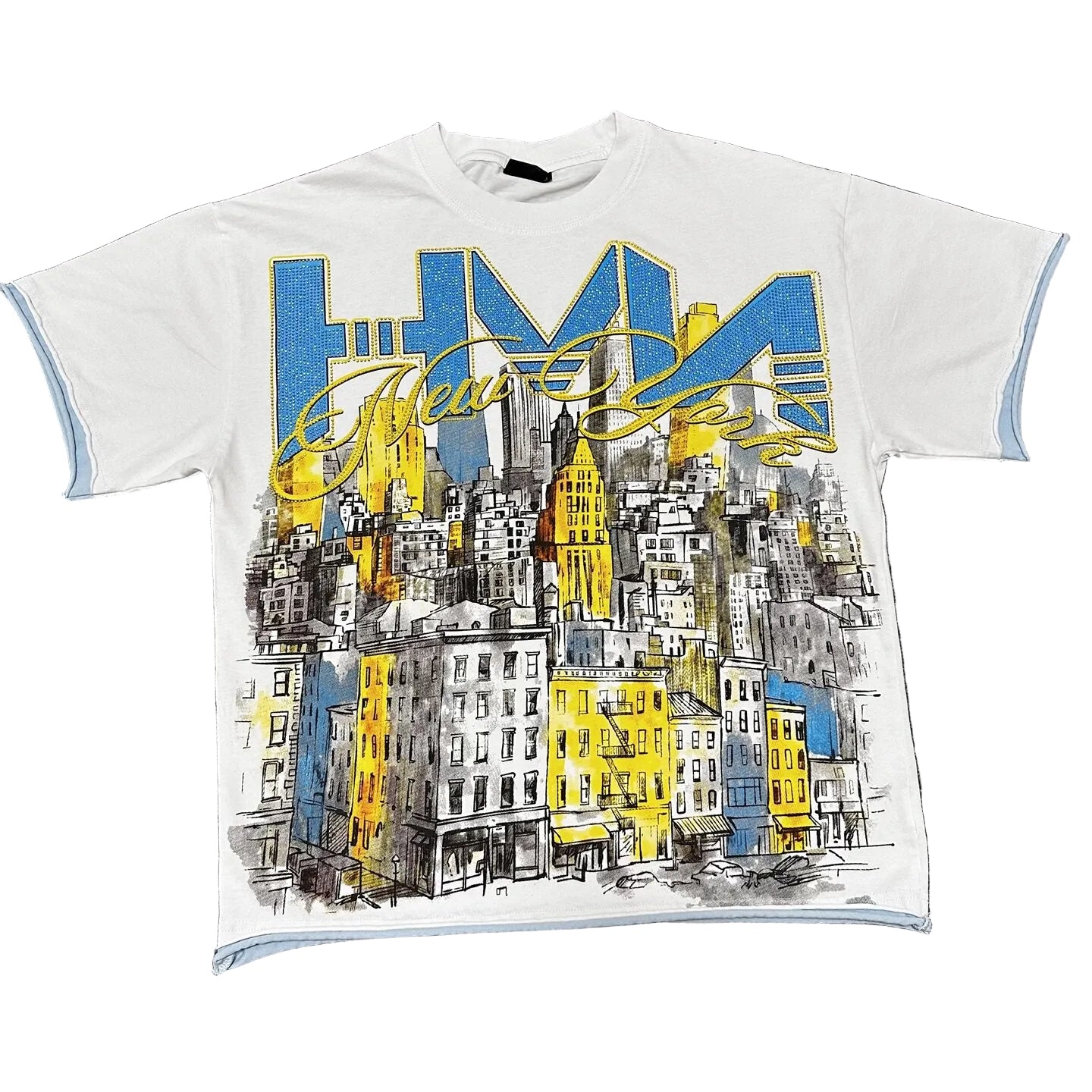 Harmony New York City Ringer Graphic Tee
