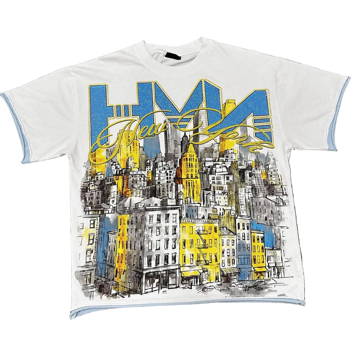 Harmony New York City Ringer Graphic Tee