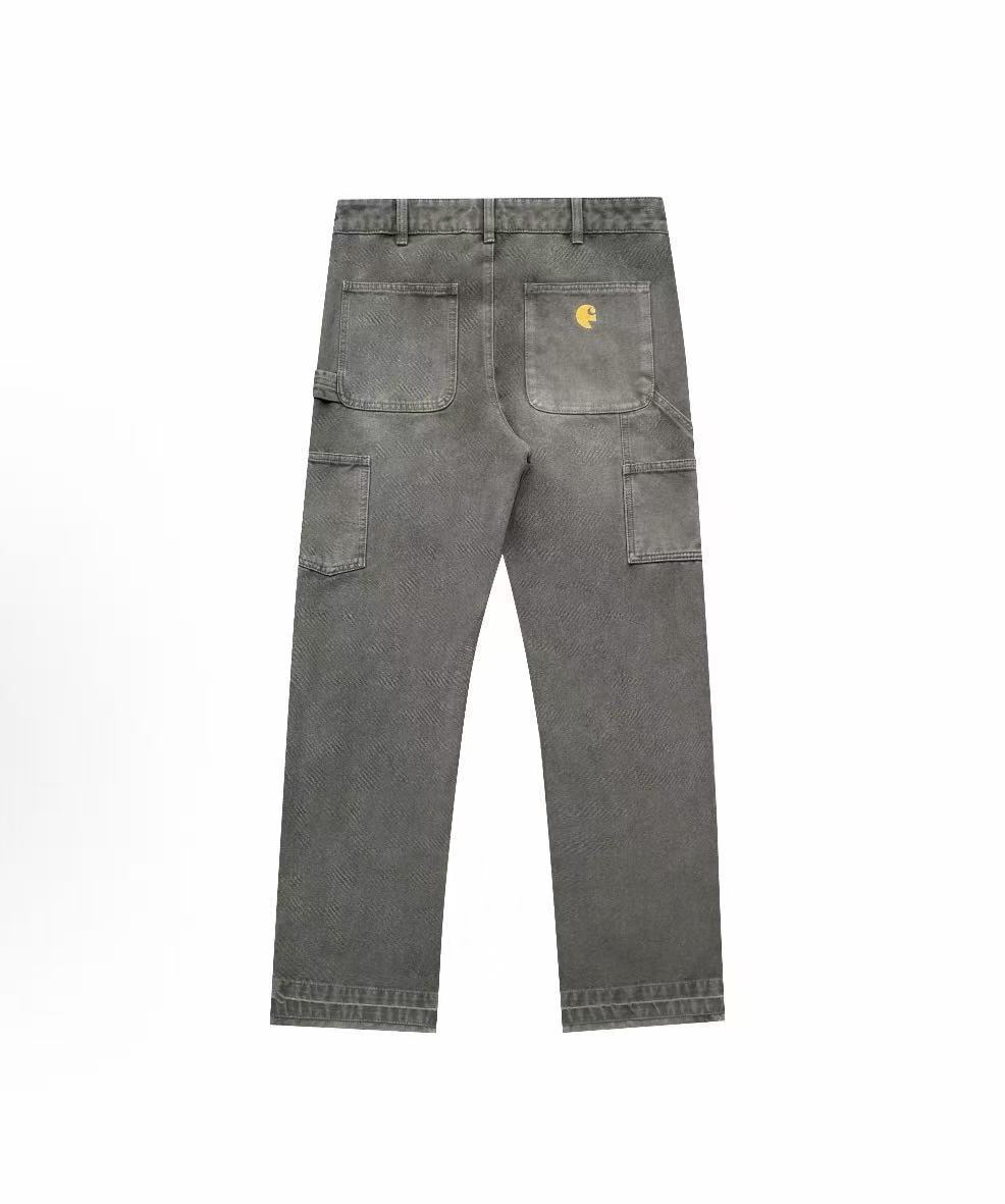 False Perception Faded Grey Carpenter Pants