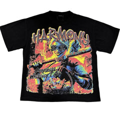 Harmony Vibrant Comic‑Print T‑Shirt