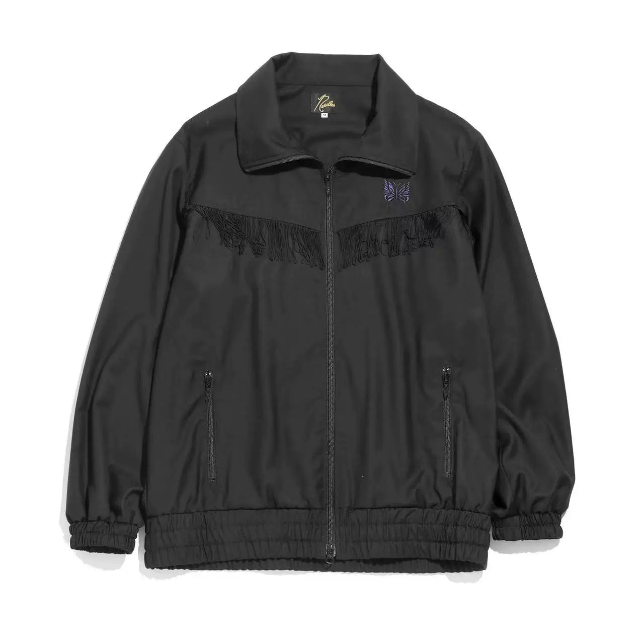 Needles track butterfly tassel jacket for spring and autumn couples, Japanese loose casual school uniform, cardigan jacket, trendy