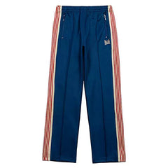 Needles track Butterfly Embroidered Ribbon Striped Buckle Japanese Trendy Loose Sport Pants Couple