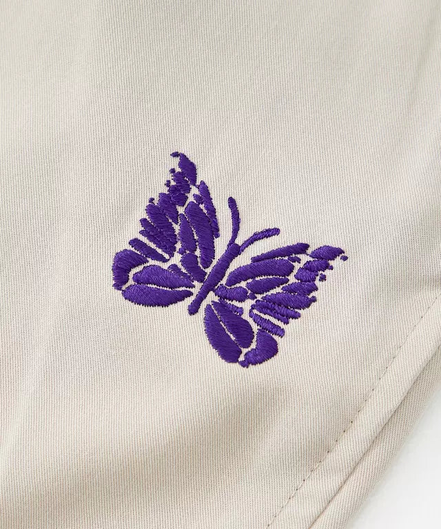 NEEDLES Butterfly Embroidered LOGO Men's and Women's Casual Shorts Summer Trend Pentagram Pants Fashion Sports Beach Pants