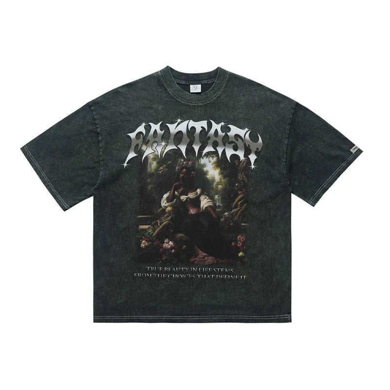 ONSEVENINE Renaissance Art Graphic Tee
