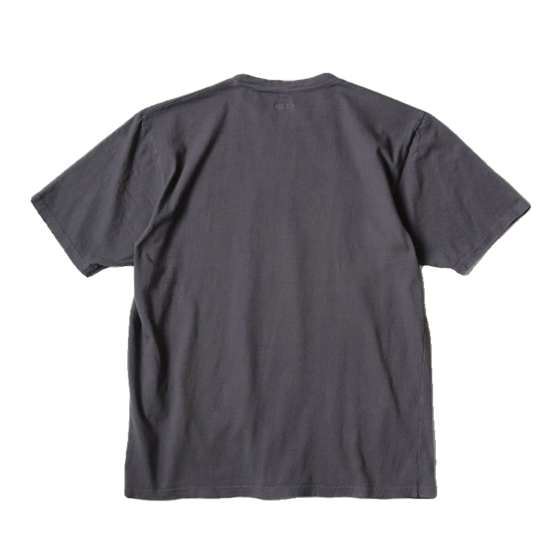 KAPITAL24SS Hirata and Hongri style wax printed distressed and cracked fun print round neck short sleeved T-shirt