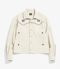 Needles butterfly embroidery track court style niche pocket suit shirt casual jacket jacket trendy men and women