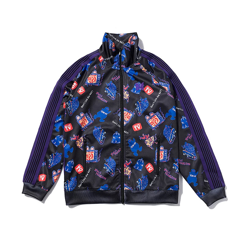 Needles Butterfly Embroidered Side Stripe Jacket