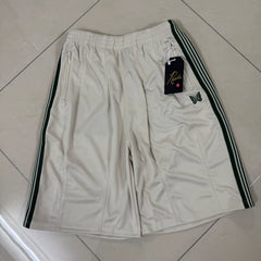 Real shot NEEDLES butterfly embroidery European and American trendy brand striped ribbon loose wide leg sports and leisure seven inch shorts