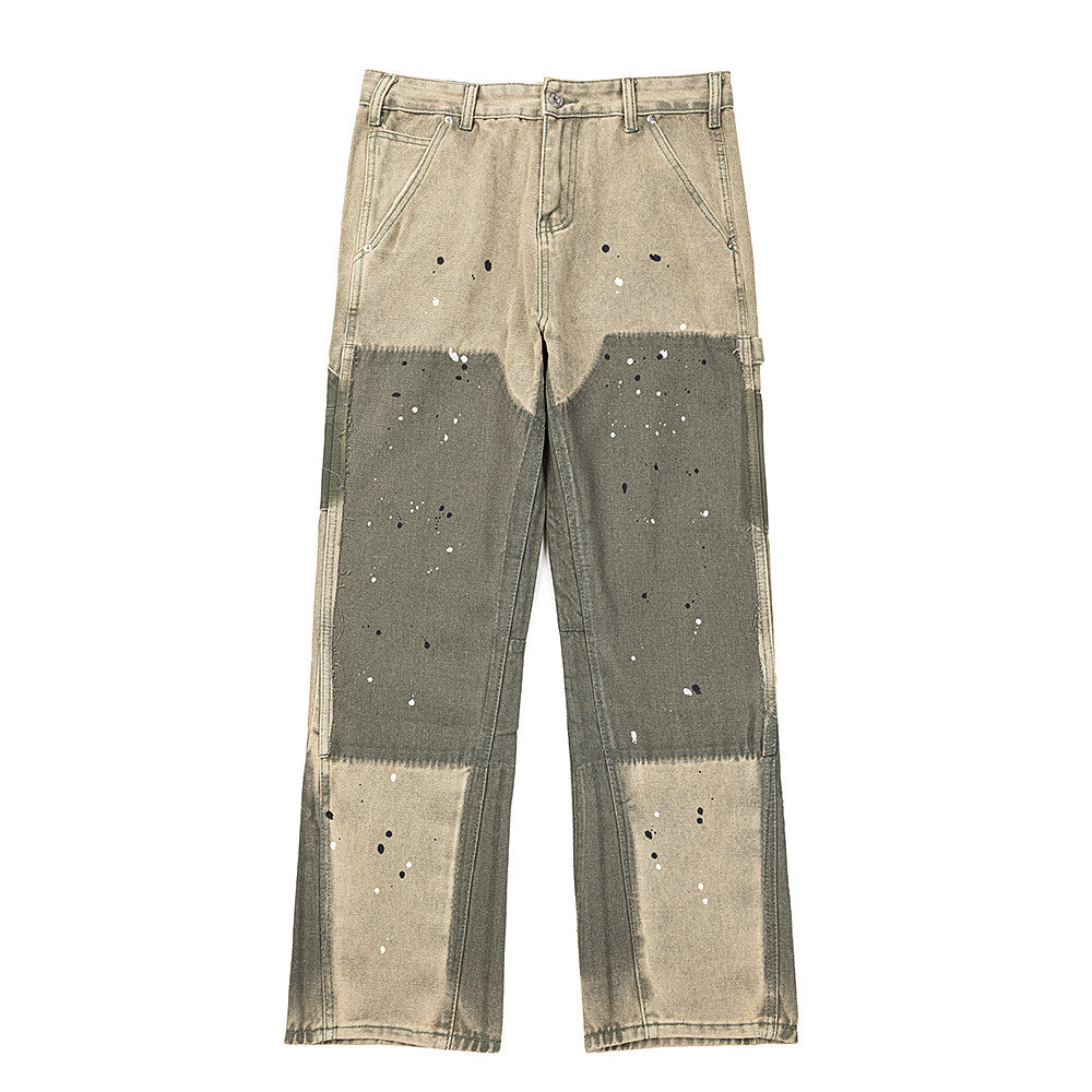 GALLERY DEPT Patchwork Paint‑Splatter Pants