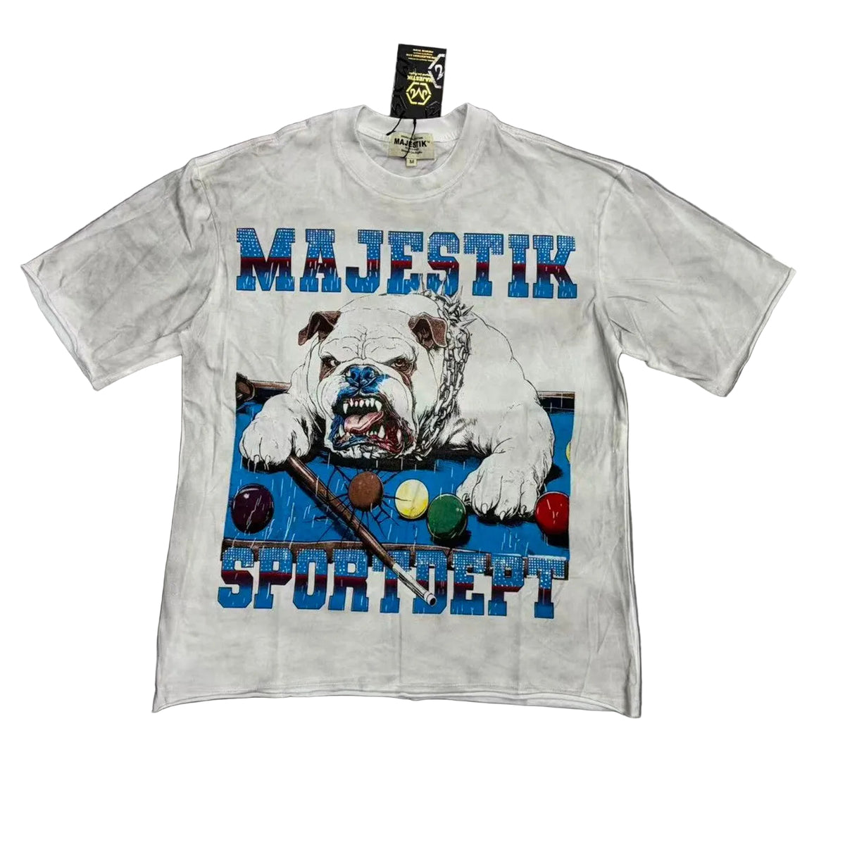 MAJESTIK Bulldog Billiards Graphic Tee