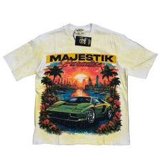 MAJESTIK Paradise Car Graphic Tee
