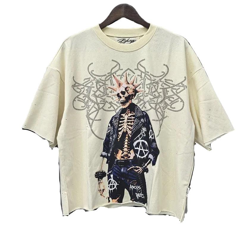BKYS Punk Skeleton Graphic Tee