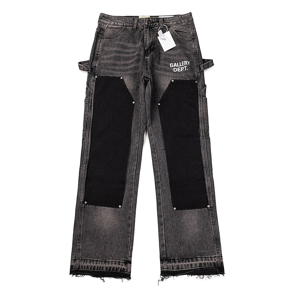 GALLERY DEPT Black Carpenter Patchwork Jeans