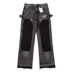 GALLERY DEPT Black Carpenter Patchwork Jeans