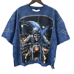 BKYS Skeleton Biker Thunder Tee