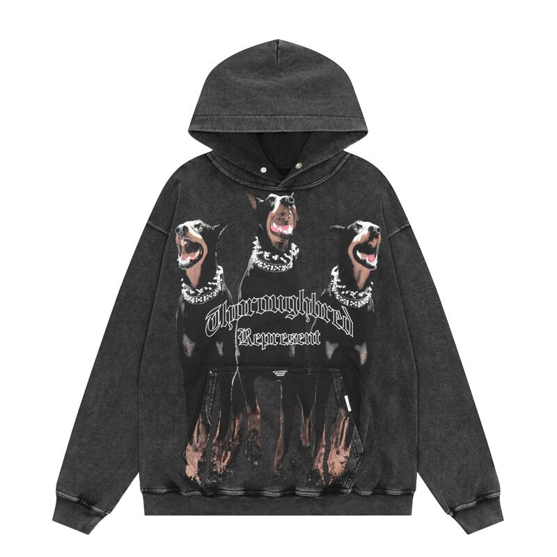 Represent Doberman Vintage Hoodie