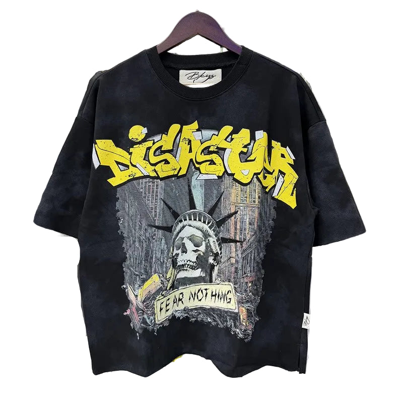BKYS Disaster Skull Statue Tee