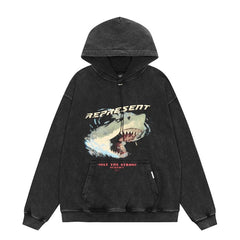 Represent Shark Vintage Hoodie