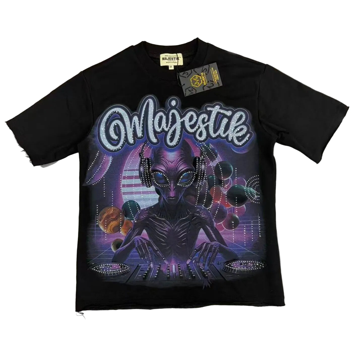 MAJESTIK Cosmic Alien T‑Shirt