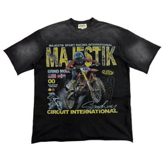 MAJESTIK Motocross Racing Graphic Tee