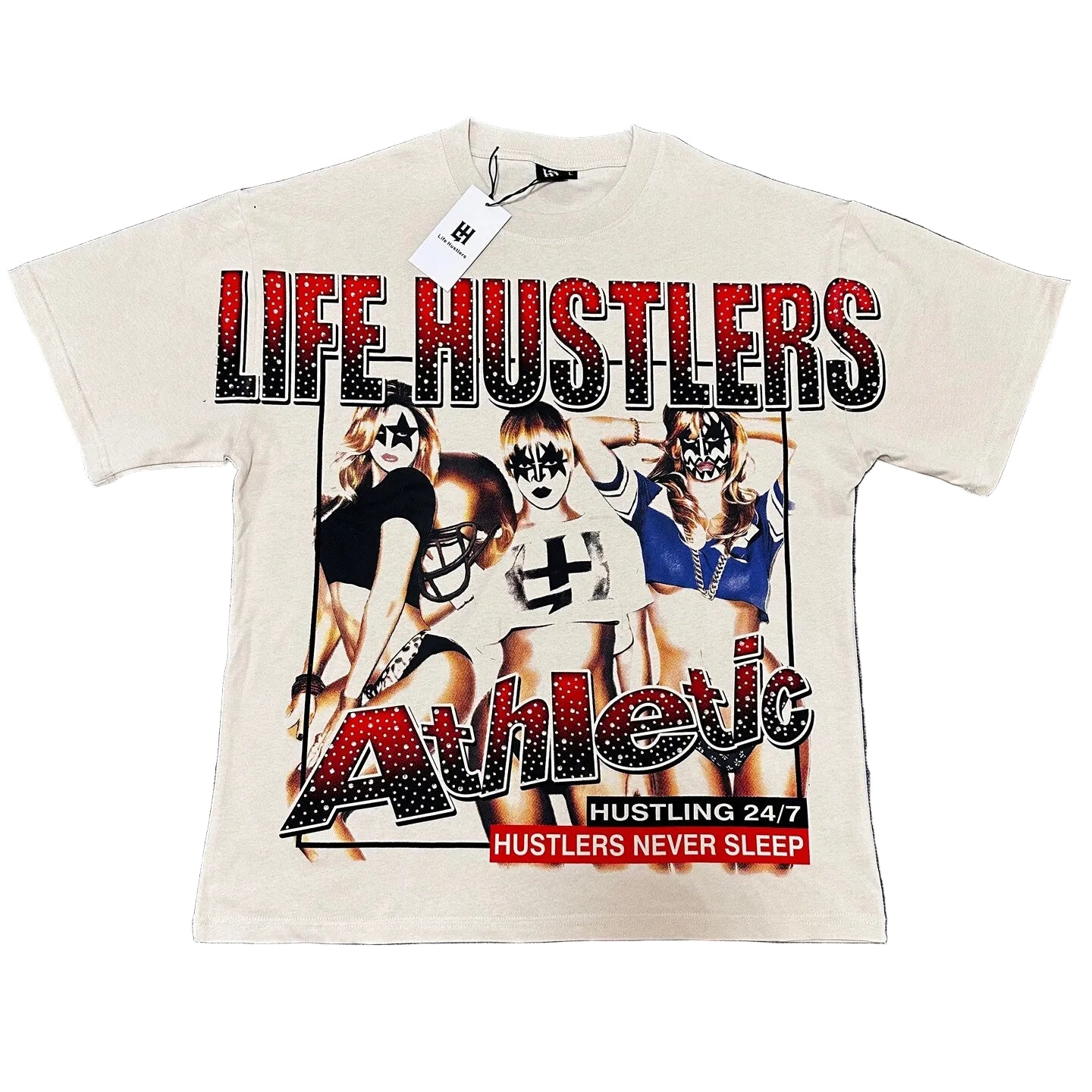 Life Hustlers Athletic Graphic Tee