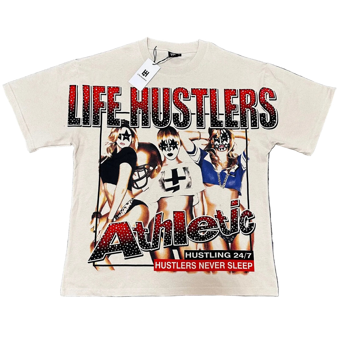 Life Hustlers Athletic Graphic Tee