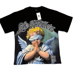 Life Hustlers Blind Praying Angel Tee