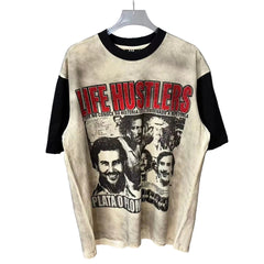 Life Hustlers Vintage Collage Graphic Tee