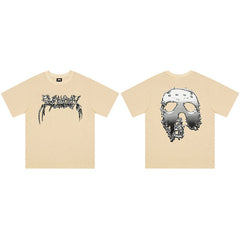 REVENGE Skull Mask Graphic T-Shirt